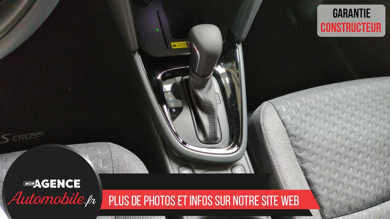 Toyota YARIS CROSS HYBRIDE 130H 2WD BVA DESIGN SUREQUIPE (RADARS AV-AR, SIÈGES CHAUFFANTS, ANGLES MORTS)