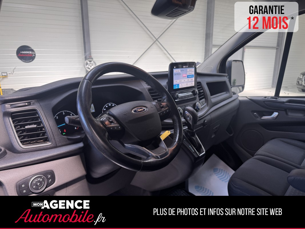 Ford TRANSIT CUSTOM 19 990 EUROS TTC 16 658 EUROS HT L2H1 2.0 170 LIMITED BA / Garantie 12 Mois