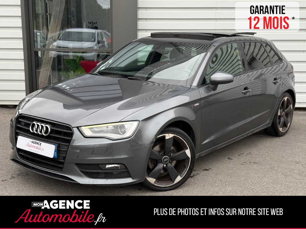 Audi A3 Sportback 2.0 TDI S-Tronic 150 Ch SLINE *TOIT OUVRANT*VOLANT MEPLAT*RADAR AV&AR*/ GARANTIE 12 MOIS