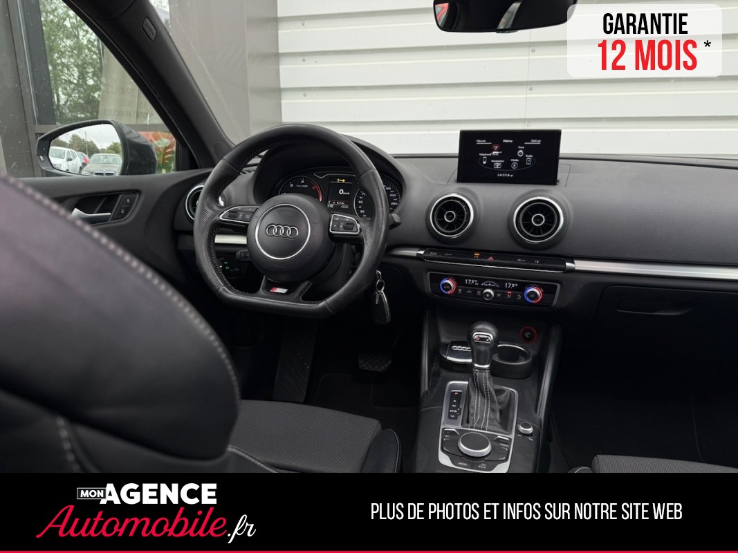 Audi A3 Sportback 2.0 TDI S-Tronic 150 Ch SLINE *TOIT OUVRANT*VOLANT MEPLAT*RADAR AV&AR*/ GARANTIE 12 MOIS