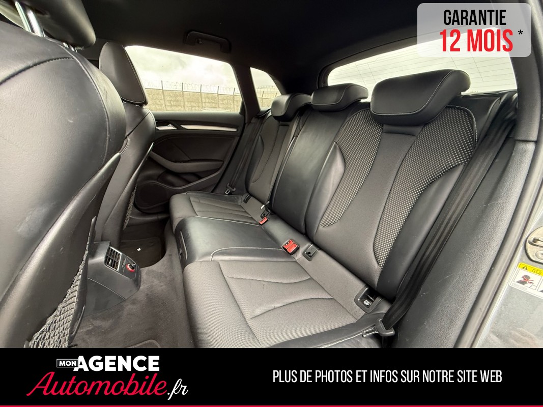 Audi A3 Sportback 2.0 TDI S-Tronic 150 Ch SLINE *TOIT OUVRANT*VOLANT MEPLAT*RADAR AV&AR*/ GARANTIE 12 MOIS