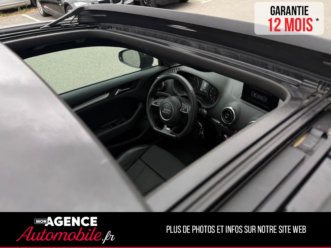 Audi A3 Sportback 2.0 TDI S-Tronic 150 Ch SLINE *TOIT OUVRANT*VOLANT MEPLAT*RADAR AV&AR*/ GARANTIE 12 MOIS