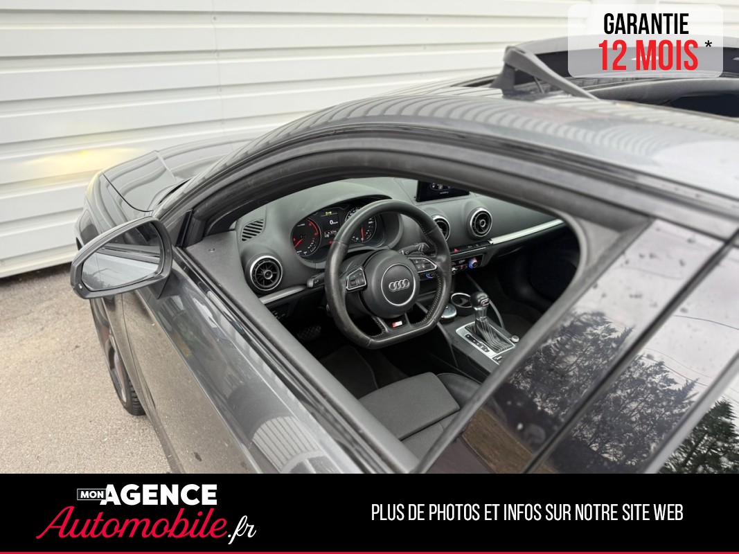 Audi A3 Sportback 2.0 TDI S-Tronic 150 Ch SLINE *TOIT OUVRANT*VOLANT MEPLAT*RADAR AV&AR*/ GARANTIE 12 MOIS