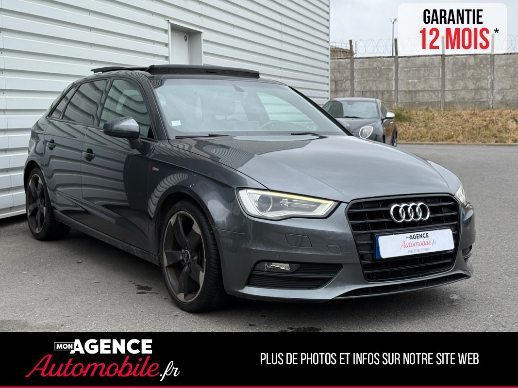 Audi A3 Sportback 2.0 TDI S-Tronic 150 Ch SLINE *TOIT OUVRANT*VOLANT MEPLAT*RADAR AV&AR*/ GARANTIE 12 MOIS