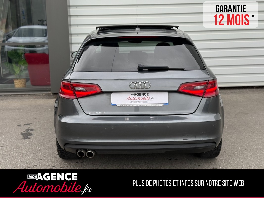 Audi A3 Sportback 2.0 TDI S-Tronic 150 Ch SLINE *TOIT OUVRANT*VOLANT MEPLAT*RADAR AV&AR*/ GARANTIE 12 MOIS