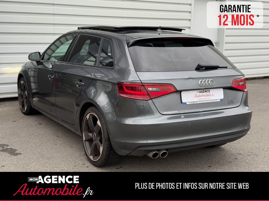 Audi A3 Sportback 2.0 TDI S-Tronic 150 Ch SLINE *TOIT OUVRANT*VOLANT MEPLAT*RADAR AV&AR*/ GARANTIE 12 MOIS