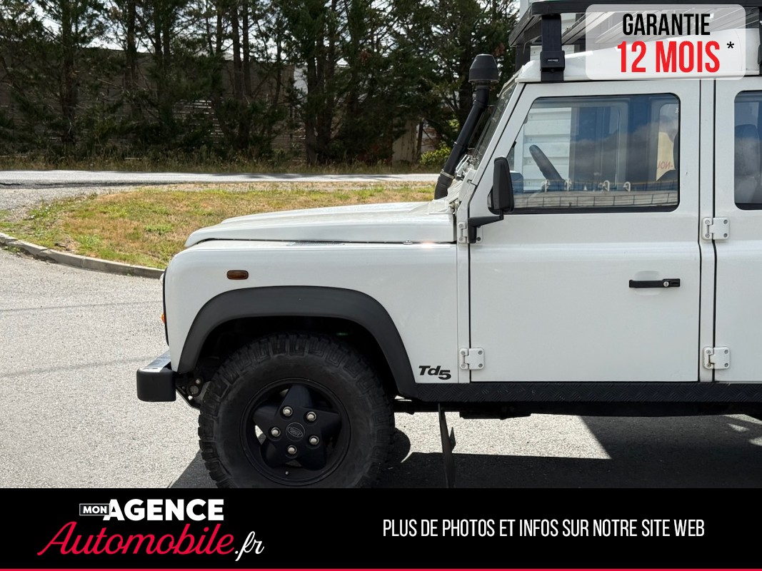 Land Rover DEFENDER TD5 110ch *9 PLACES*CLIMATISATION*ALARME*GALERIE TOIT FRONTRUNNER*/ GARANTIE 12 MOIS