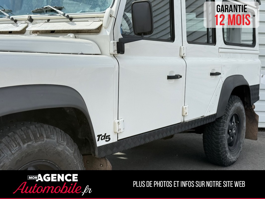 Land Rover DEFENDER TD5 110ch *9 PLACES*CLIMATISATION*ALARME*GALERIE TOIT FRONTRUNNER*/ GARANTIE 12 MOIS