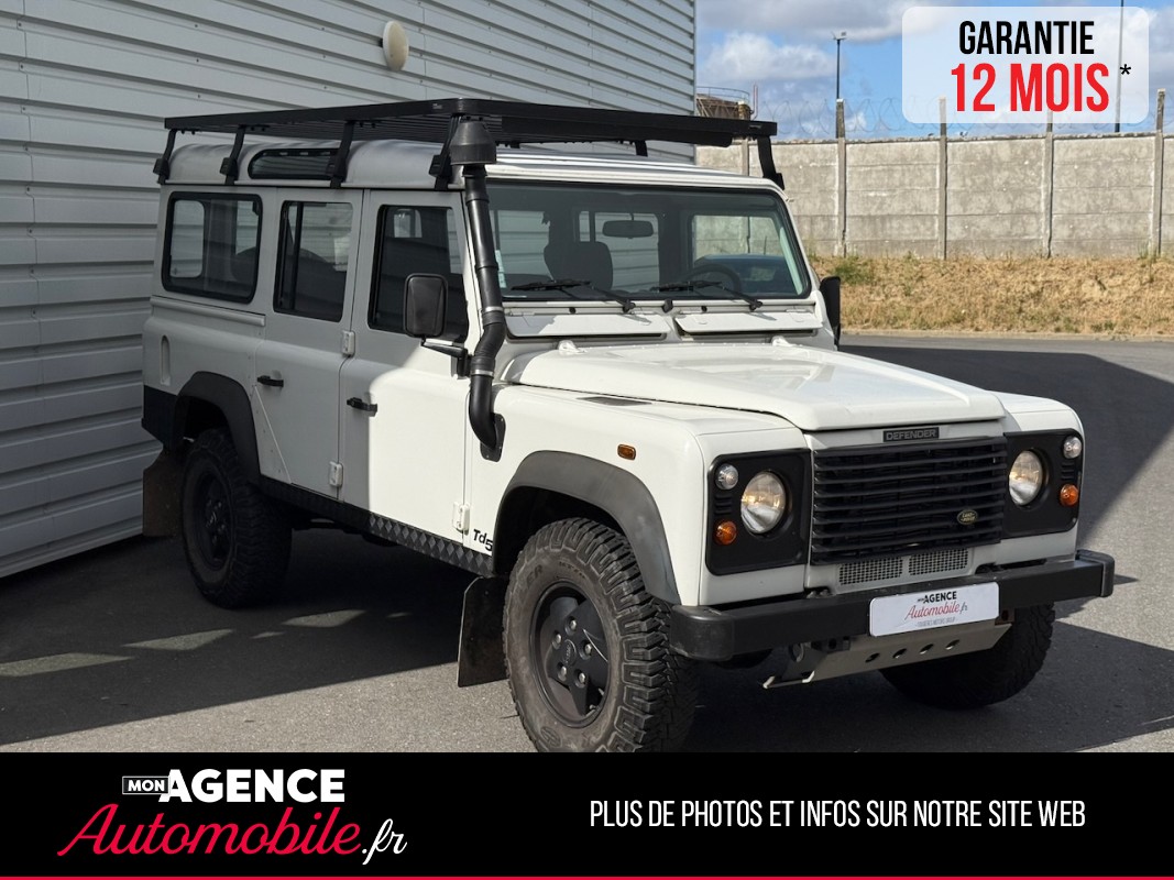 Land Rover DEFENDER TD5 110ch *9 PLACES*CLIMATISATION*ALARME*GALERIE TOIT FRONTRUNNER*/ GARANTIE 12 MOIS