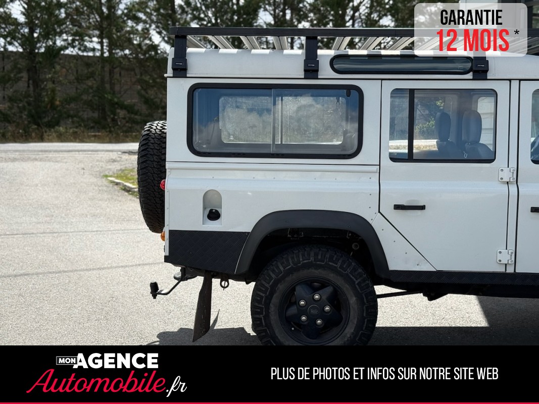 Land Rover DEFENDER TD5 110ch *9 PLACES*CLIMATISATION*ALARME*GALERIE TOIT FRONTRUNNER*/ GARANTIE 12 MOIS