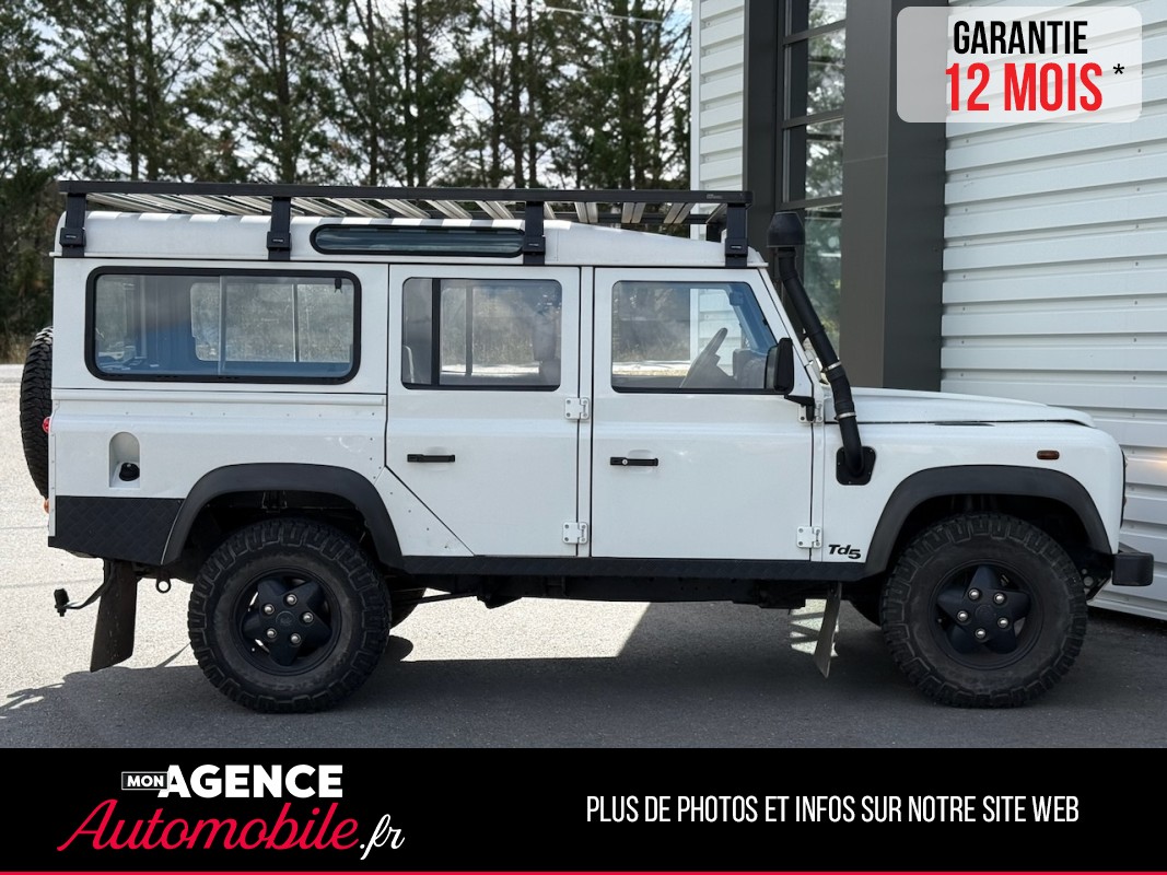 Land Rover DEFENDER TD5 110ch *9 PLACES*CLIMATISATION*ALARME*GALERIE TOIT FRONTRUNNER*/ GARANTIE 12 MOIS