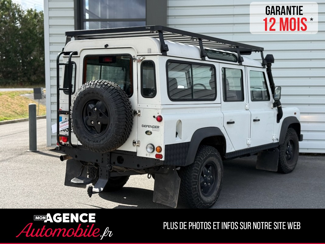Land Rover DEFENDER TD5 110ch *9 PLACES*CLIMATISATION*ALARME*GALERIE TOIT FRONTRUNNER*/ GARANTIE 12 MOIS