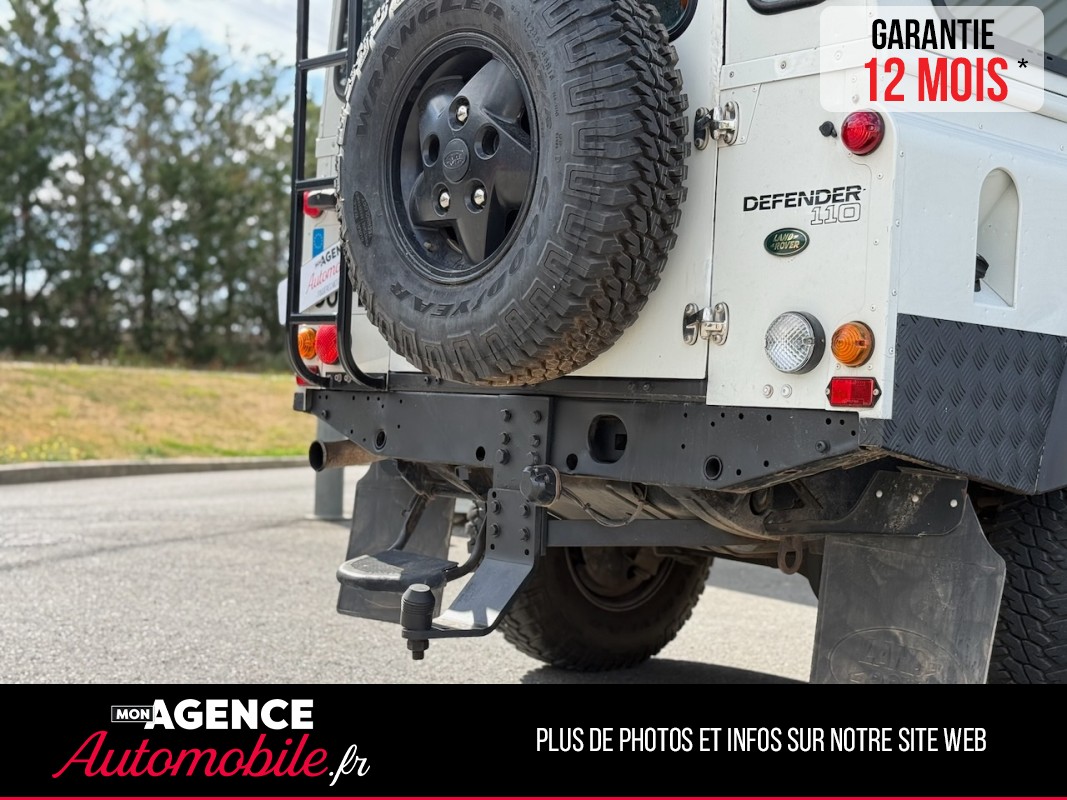 Land Rover DEFENDER TD5 110ch *9 PLACES*CLIMATISATION*ALARME*GALERIE TOIT FRONTRUNNER*/ GARANTIE 12 MOIS