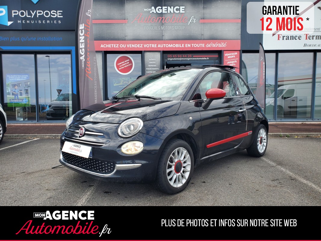 Fiat 500 1.2 8V 69Ch ROSSO AMORE EDIZIONE BVM5