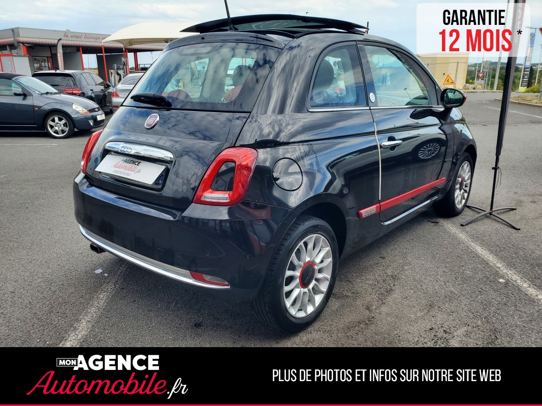Fiat 500 1.2 8V 69Ch ROSSO AMORE EDIZIONE BVM5