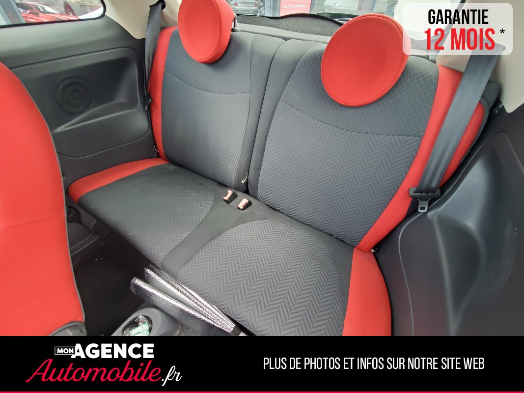 Fiat 500 1.2 8V 69Ch ROSSO AMORE EDIZIONE BVM5