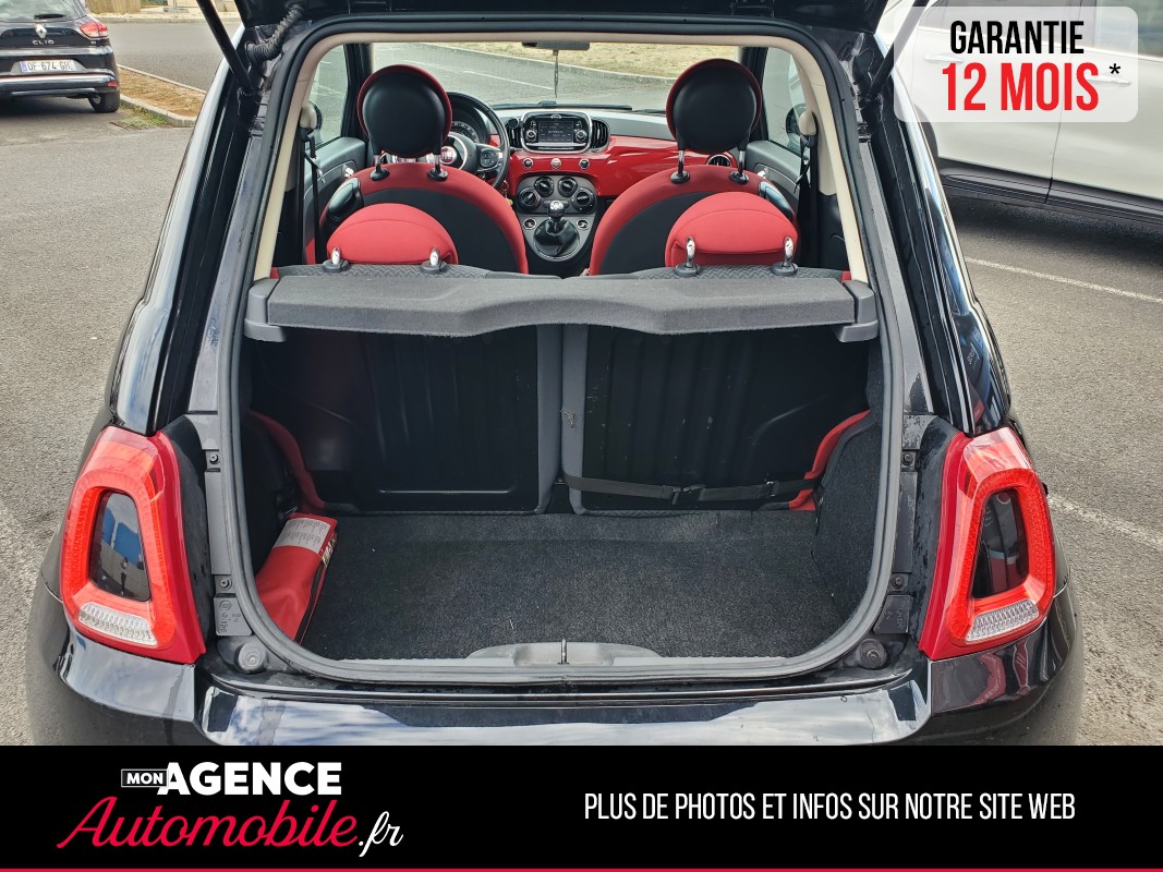 Fiat 500 1.2 8V 69Ch ROSSO AMORE EDIZIONE BVM5