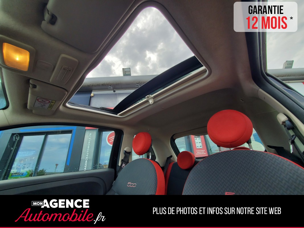 Fiat 500 1.2 8V 69Ch ROSSO AMORE EDIZIONE BVM5