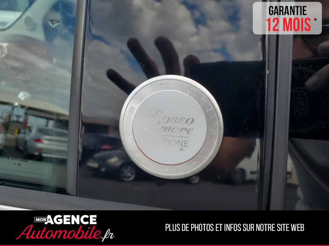 Fiat 500 1.2 8V 69Ch ROSSO AMORE EDIZIONE BVM5