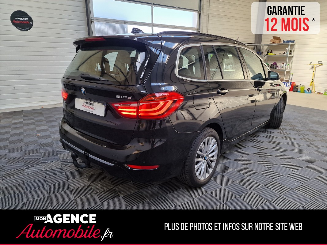BMW SERIE 2 GRAN TOURER 216D LUXURY 7 PLACES / Garantie 12 Mois