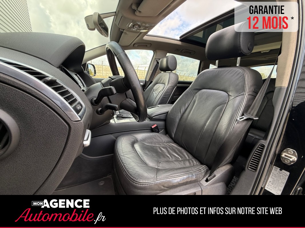 Audi Q7 S- LINE 3.0 TDI V6 Quattro Tiptronic 8 245ch 7 Places *ATTELAGE*TOIT PANO*MARCHEPIEDS / GARANTIE 12 MOIS