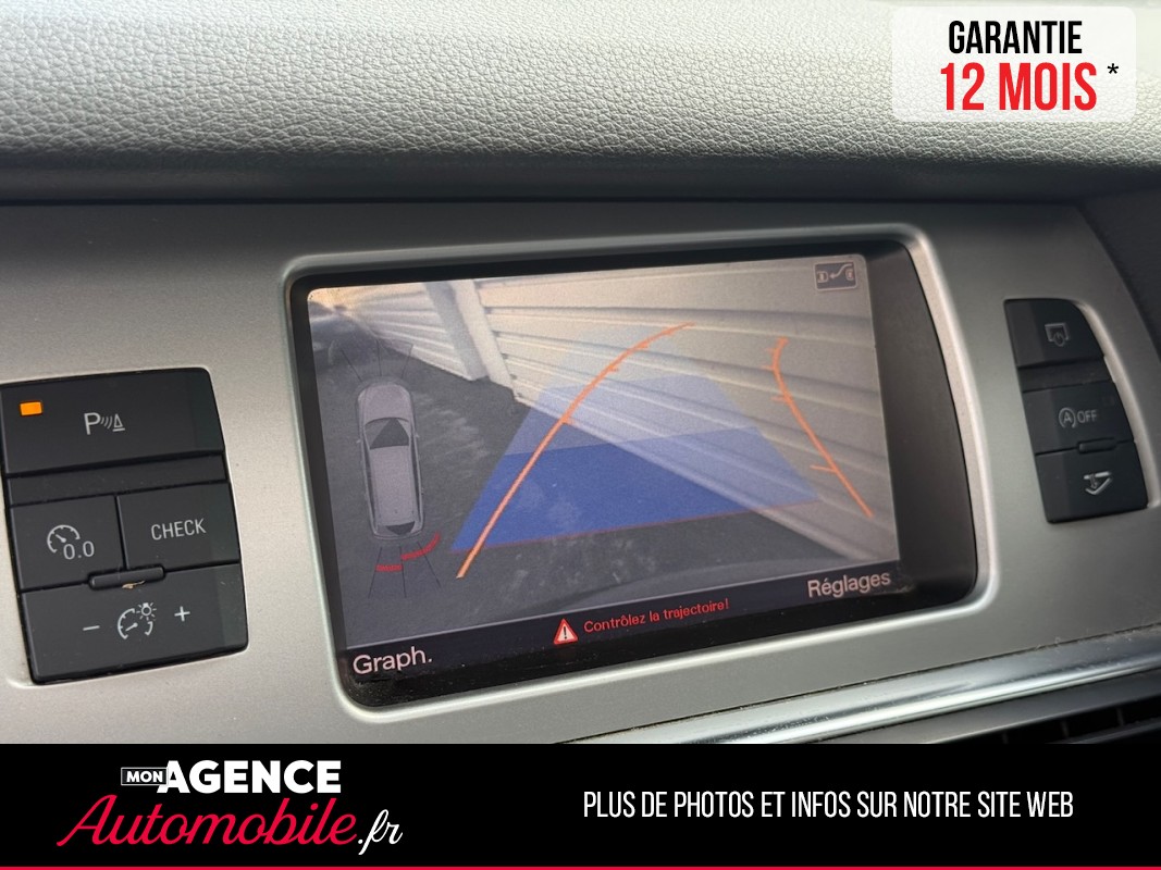 Audi Q7 S- LINE 3.0 TDI V6 Quattro Tiptronic 8 245ch 7 Places *ATTELAGE*TOIT PANO*MARCHEPIEDS / GARANTIE 12 MOIS