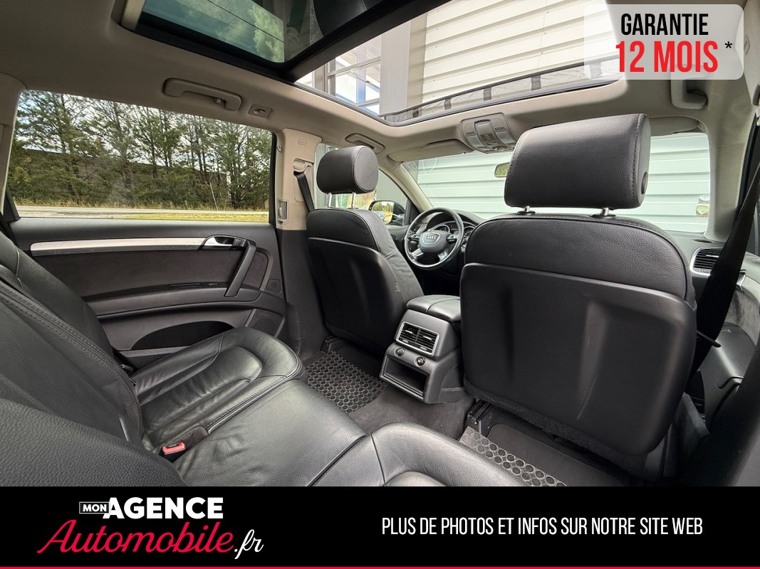 Audi Q7 S- LINE 3.0 TDI V6 Quattro Tiptronic 8 245ch 7 Places *ATTELAGE*TOIT PANO*MARCHEPIEDS / GARANTIE 12 MOIS
