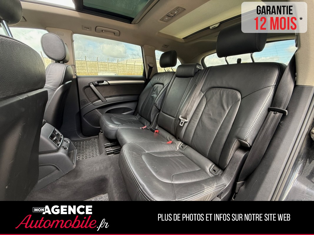 Audi Q7 S- LINE 3.0 TDI V6 Quattro Tiptronic 8 245ch 7 Places *ATTELAGE*TOIT PANO*MARCHEPIEDS / GARANTIE 12 MOIS