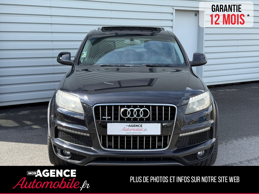 Audi Q7 S- LINE 3.0 TDI V6 Quattro Tiptronic 8 245ch 7 Places *ATTELAGE*TOIT PANO*MARCHEPIEDS / GARANTIE 12 MOIS