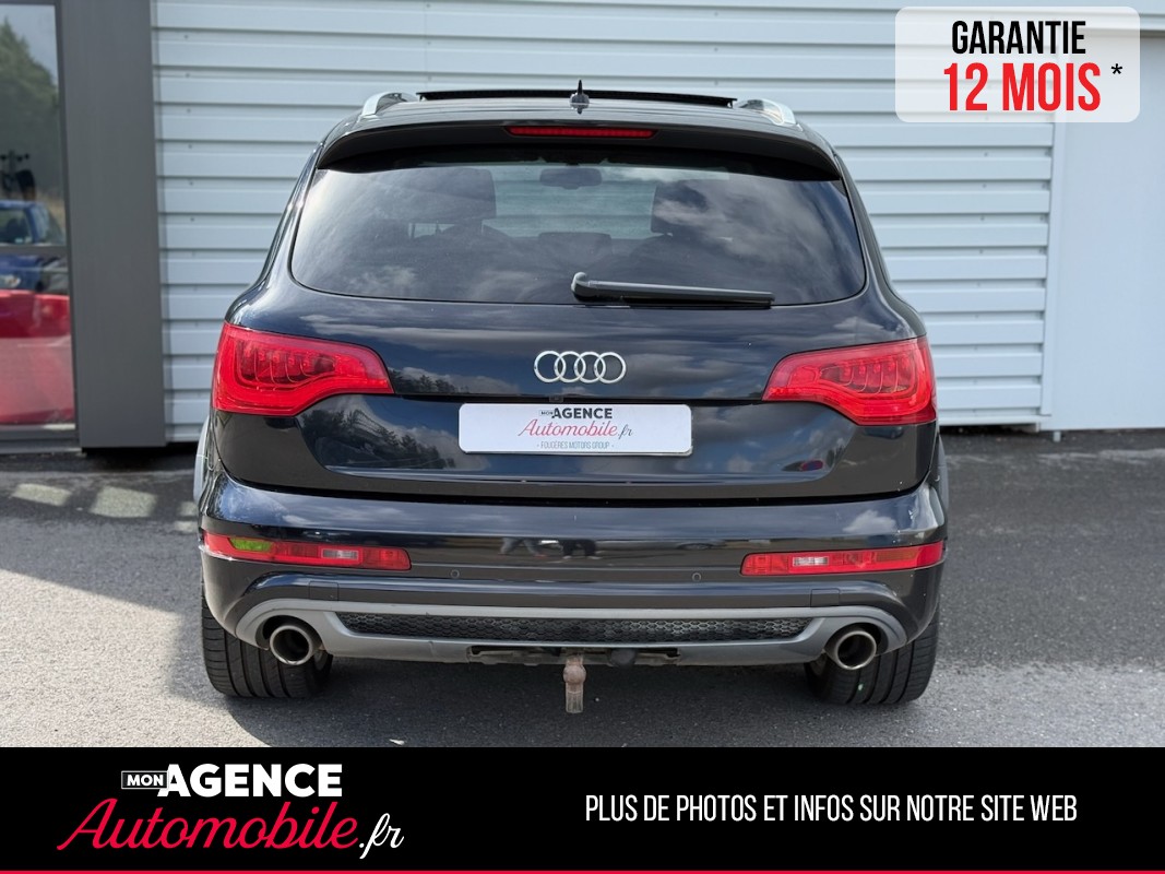 Audi Q7 S- LINE 3.0 TDI V6 Quattro Tiptronic 8 245ch 7 Places *ATTELAGE*TOIT PANO*MARCHEPIEDS / GARANTIE 12 MOIS