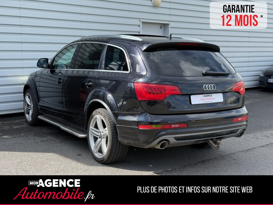 Audi Q7 S- LINE 3.0 TDI V6 Quattro Tiptronic 8 245ch 7 Places *ATTELAGE*TOIT PANO*MARCHEPIEDS / GARANTIE 12 MOIS
