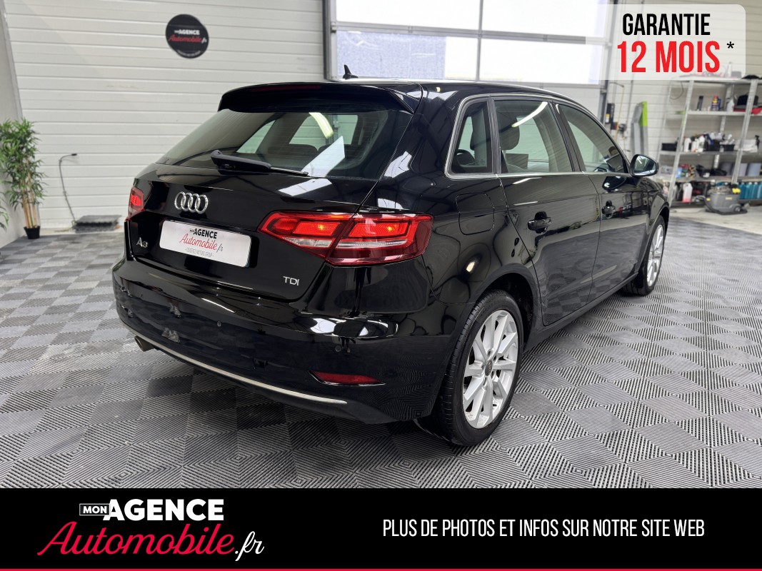 Audi A3 SPORTBACK 1.6 TDI DESIGN 116 CH / Garantie 12 Mois