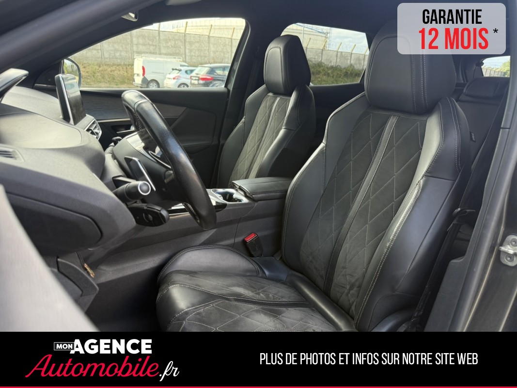 Peugeot 3008 GT 2.0 BLUEHDI 180ch EAT6 *CARPLAY*ATTELAGE*FOCAL*ANGLE MORT*CAMERA 360*HAYON ÉLECTRIQUE GARANTIE 12 MOIS