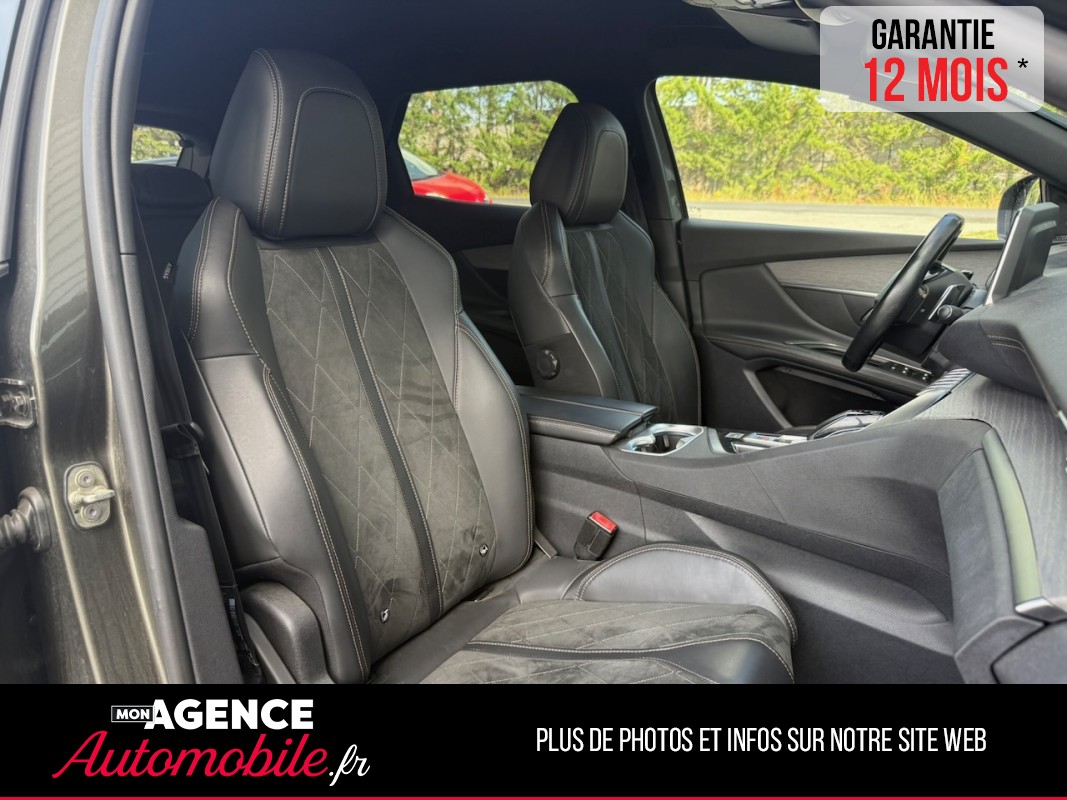 Peugeot 3008 GT 2.0 BLUEHDI 180ch EAT6 *CARPLAY*ATTELAGE*FOCAL*ANGLE MORT*CAMERA 360*HAYON ÉLECTRIQUE GARANTIE 12 MOIS