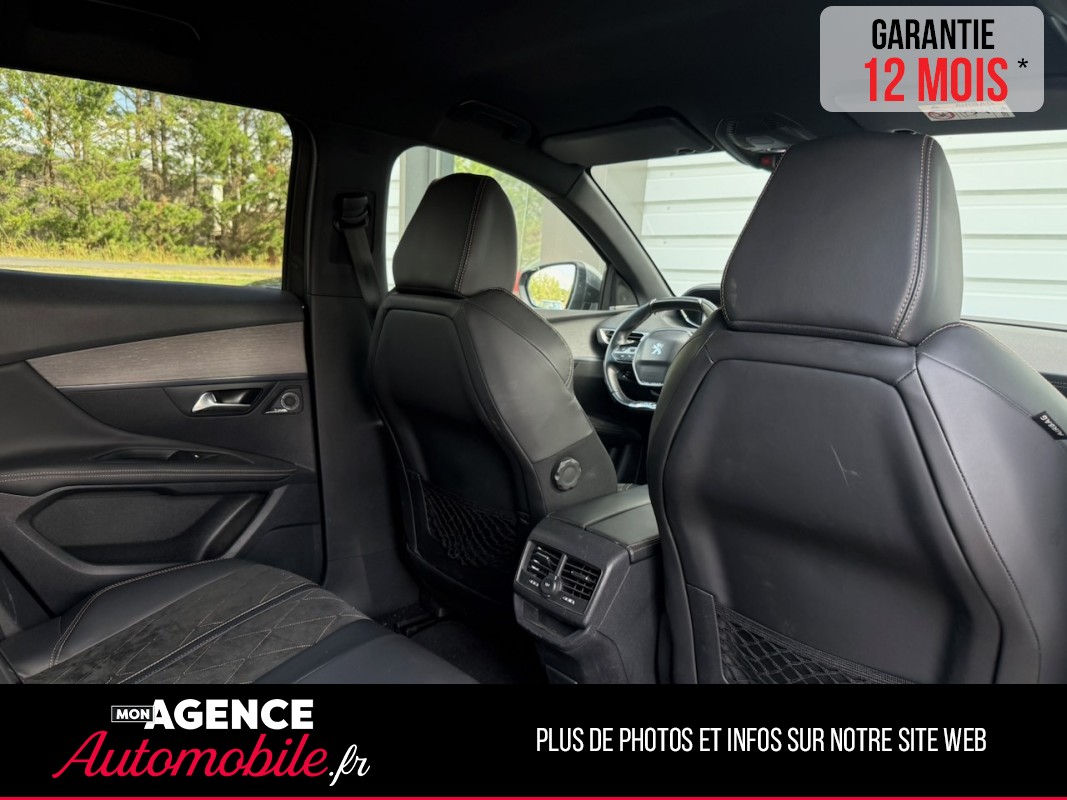Peugeot 3008 GT 2.0 BLUEHDI 180ch EAT6 *CARPLAY*ATTELAGE*FOCAL*ANGLE MORT*CAMERA 360*HAYON ÉLECTRIQUE GARANTIE 12 MOIS