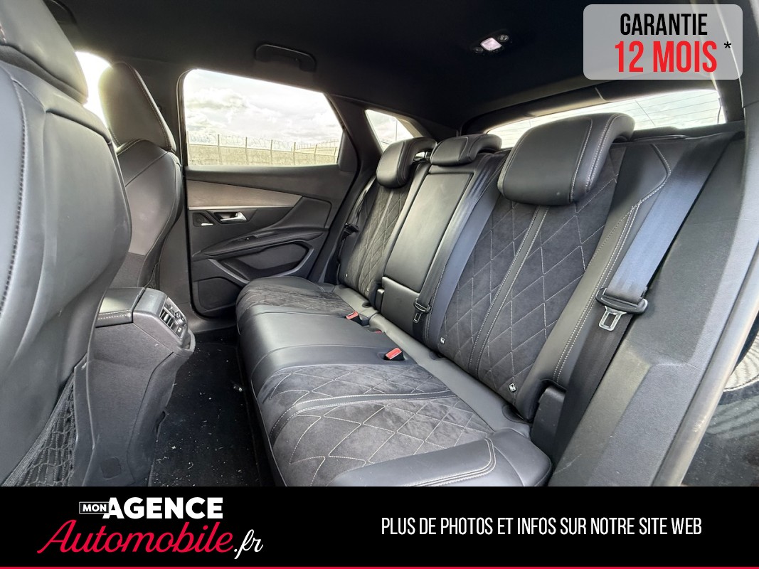 Peugeot 3008 GT 2.0 BLUEHDI 180ch EAT6 *CARPLAY*ATTELAGE*FOCAL*ANGLE MORT*CAMERA 360*HAYON ÉLECTRIQUE GARANTIE 12 MOIS