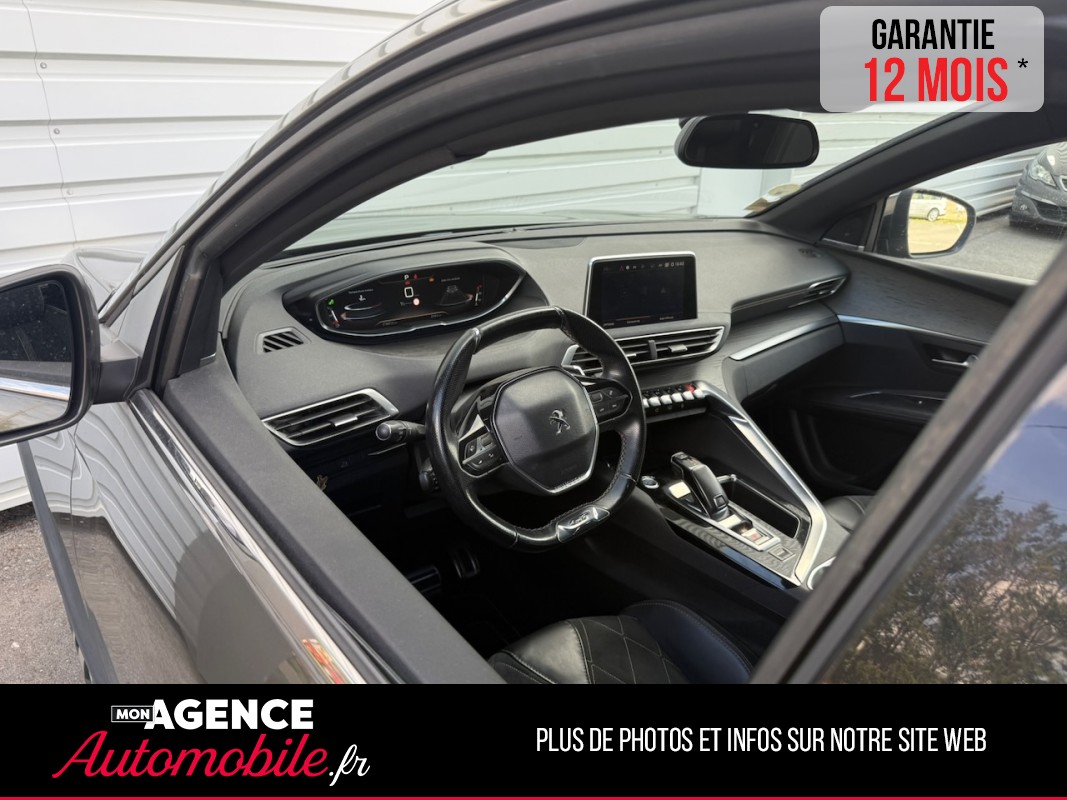 Peugeot 3008 GT 2.0 BLUEHDI 180ch EAT6 *CARPLAY*ATTELAGE*FOCAL*ANGLE MORT*CAMERA 360*HAYON ÉLECTRIQUE GARANTIE 12 MOIS
