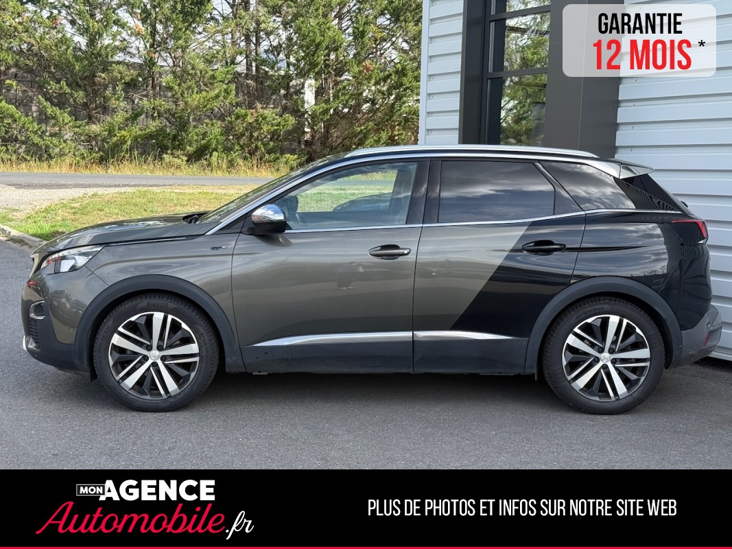 Peugeot 3008 GT 2.0 BLUEHDI 180ch EAT6 *CARPLAY*ATTELAGE*FOCAL*ANGLE MORT*CAMERA 360*HAYON ÉLECTRIQUE GARANTIE 12 MOIS