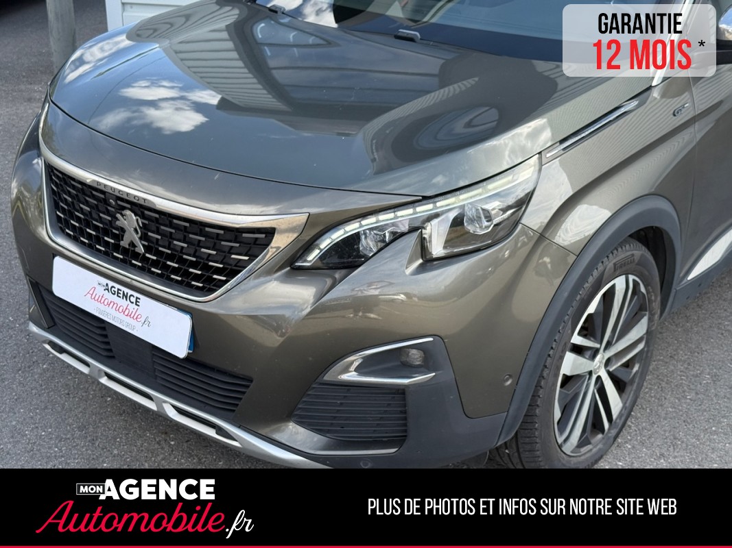 Peugeot 3008 GT 2.0 BLUEHDI 180ch EAT6 *CARPLAY*ATTELAGE*FOCAL*ANGLE MORT*CAMERA 360*HAYON ÉLECTRIQUE GARANTIE 12 MOIS