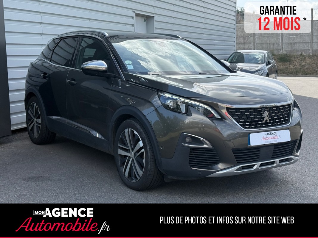 Peugeot 3008 GT 2.0 BLUEHDI 180ch EAT6 *CARPLAY*ATTELAGE*FOCAL*ANGLE MORT*CAMERA 360*HAYON ÉLECTRIQUE GARANTIE 12 MOIS