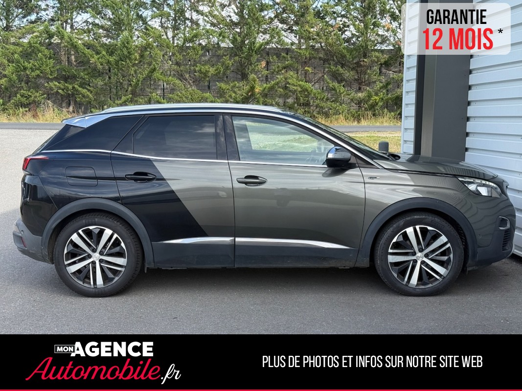 Peugeot 3008 GT 2.0 BLUEHDI 180ch EAT6 *CARPLAY*ATTELAGE*FOCAL*ANGLE MORT*CAMERA 360*HAYON ÉLECTRIQUE GARANTIE 12 MOIS