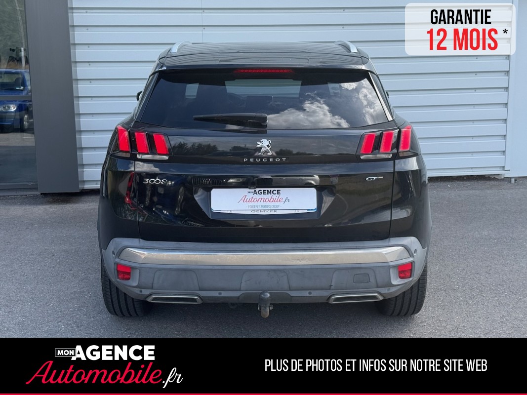 Peugeot 3008 GT 2.0 BLUEHDI 180ch EAT6 *CARPLAY*ATTELAGE*FOCAL*ANGLE MORT*CAMERA 360*HAYON ÉLECTRIQUE GARANTIE 12 MOIS