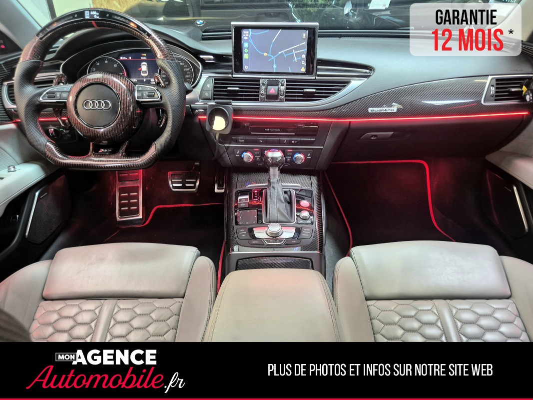 Audi RS7 4.0 TFSI V8 PERFORMANCE QUATTRO /TOIT OUVRANT/EXCLUSIF