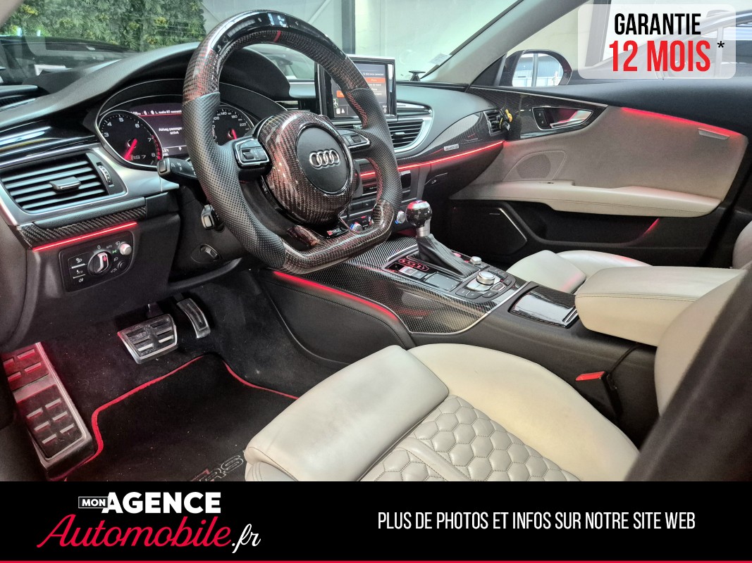 Audi RS7 4.0 TFSI V8 PERFORMANCE QUATTRO /TOIT OUVRANT/EXCLUSIF
