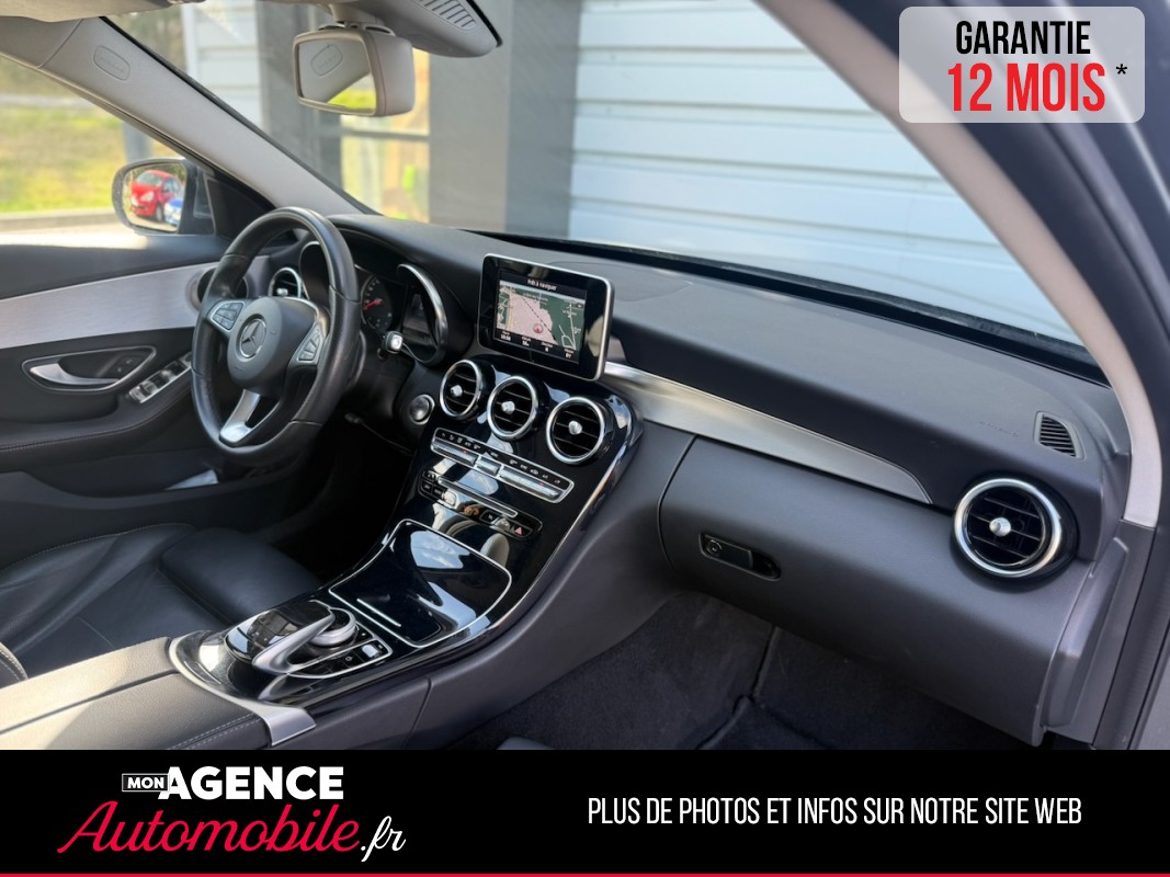 Mercedes CLASSE C Break 220d 170ch 9G-Tronic Business Executive *CUIR*SIEGES ELECTRIQUES*COFFRE ELECTRIQUE*RADAR AV AR*ANGLE MORT* / GARANTIE 12 MOIS