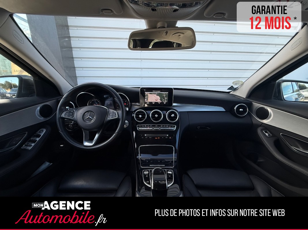 Mercedes CLASSE C Break 220d 170ch 9G-Tronic Business Executive *CUIR*SIEGES ELECTRIQUES*COFFRE ELECTRIQUE*RADAR AV AR*ANGLE MORT* / GARANTIE 12 MOIS