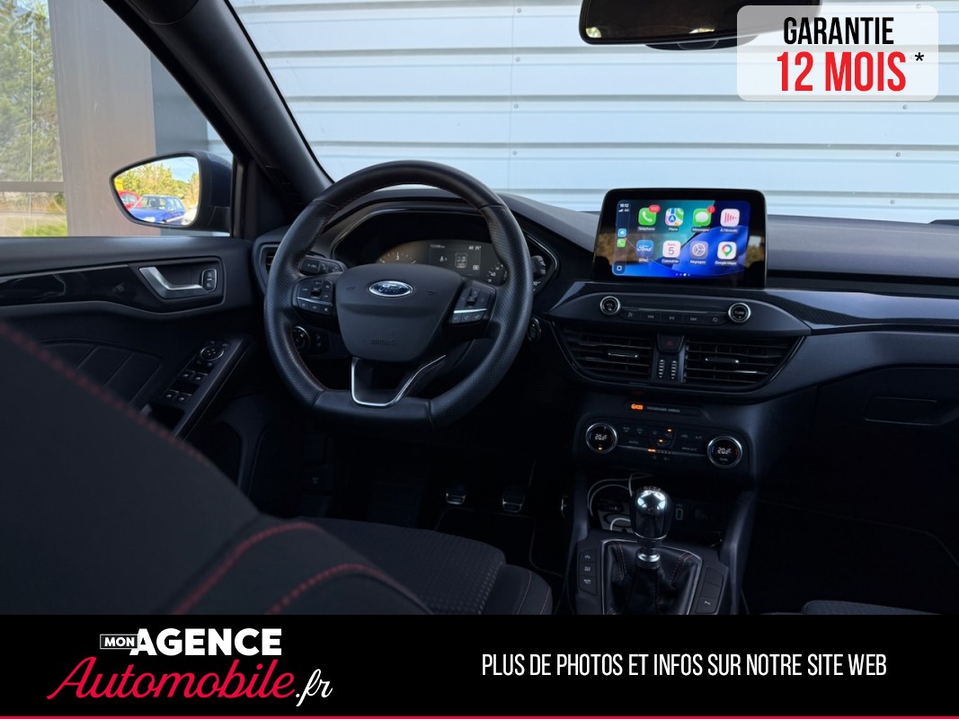 Ford FOCUS IV ST LINE 1.5 ECOBLUE 120ch *CARPLAY*CAMERA*RADAR AV AR / GARANTIE 12 MOIS