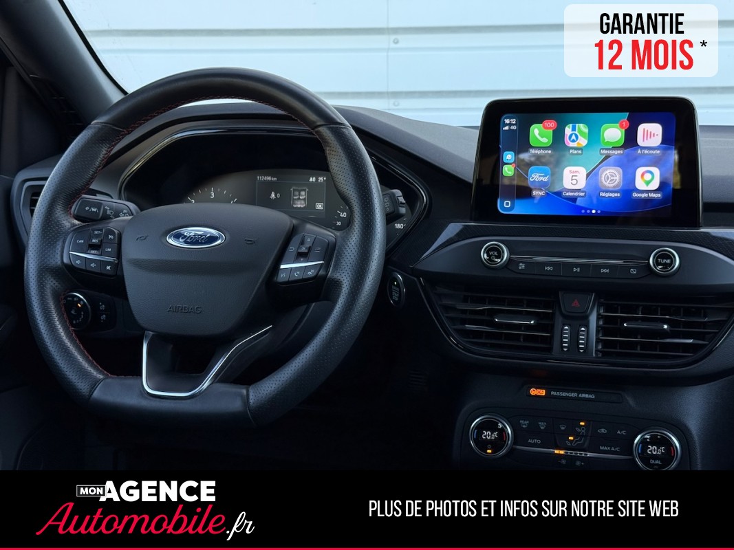 Ford FOCUS IV ST LINE 1.5 ECOBLUE 120ch *CARPLAY*CAMERA*RADAR AV AR / GARANTIE 12 MOIS