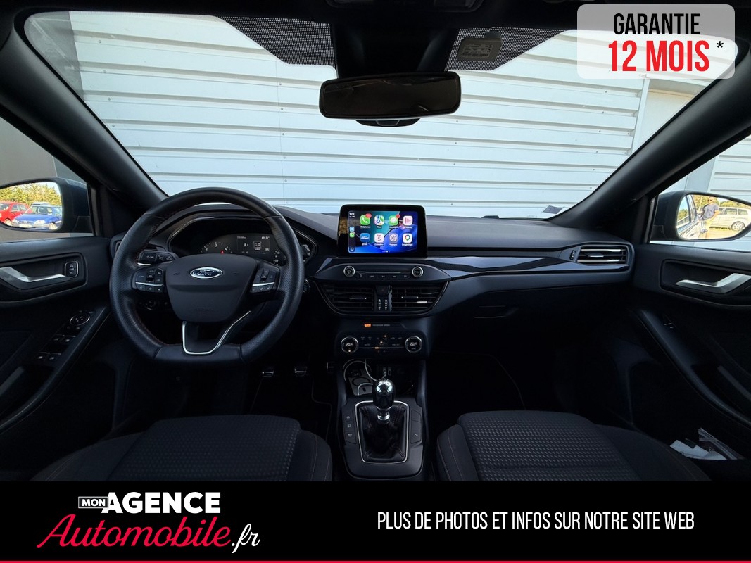 Ford FOCUS IV ST LINE 1.5 ECOBLUE 120ch *CARPLAY*CAMERA*RADAR AV AR / GARANTIE 12 MOIS