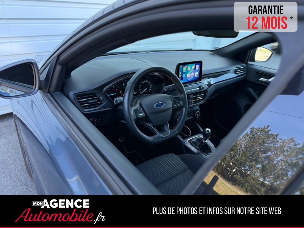 Ford FOCUS IV ST LINE 1.5 ECOBLUE 120ch *CARPLAY*CAMERA*RADAR AV AR / GARANTIE 12 MOIS